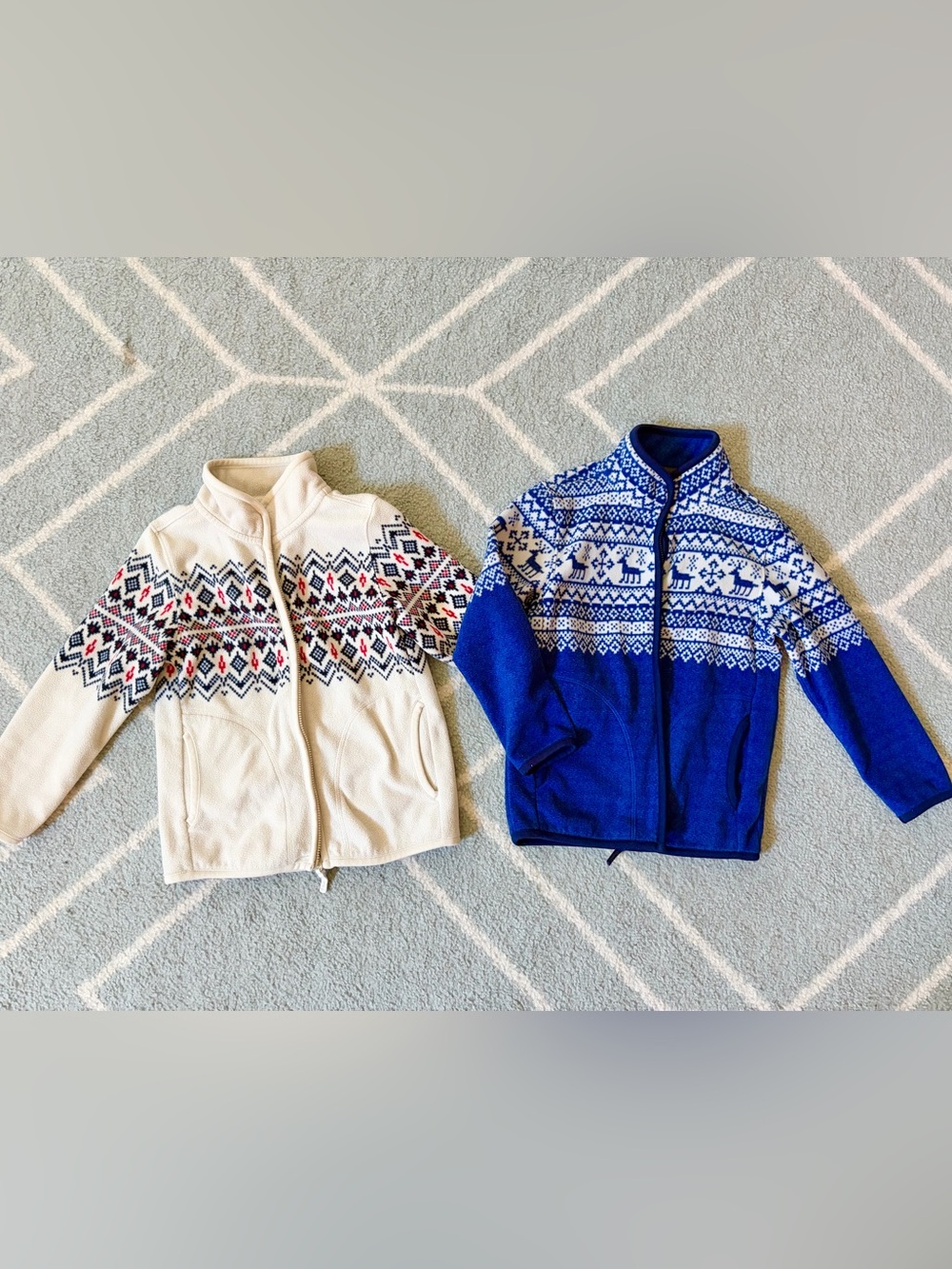 Set of 2 Uniqlo Fleece Boys Jacket - 3-4 and 4-5T